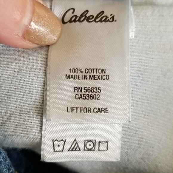 CABELA'S 100% Cotton Relaxed Fit Coupe Relax Jeans - Picture 6 of 8